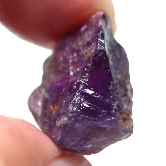 Large 17.70ct untreated uncut Amethyst