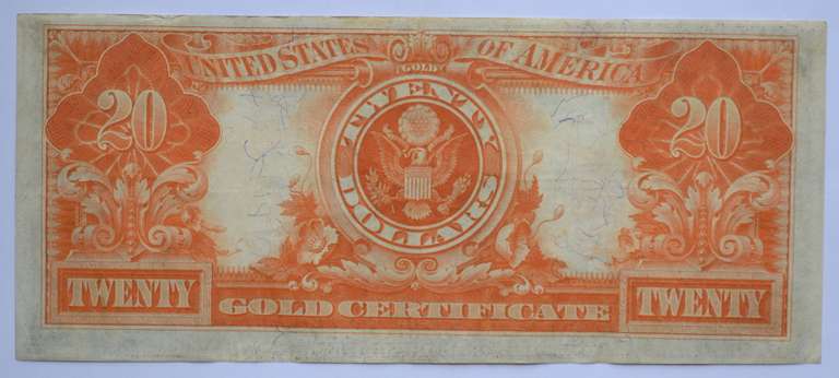 $20 Near Uncirculated 1922 Gold Certificate