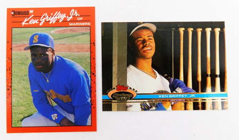 2 Ken Griffey, Jr. Baseball Cards