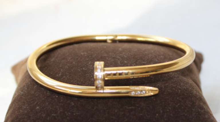Golden Color Nail Bracelet