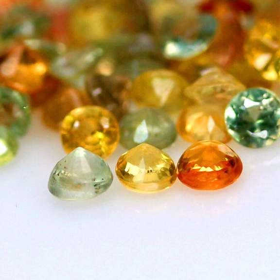 Brilliant hues! Heated only! 6.46ct Sapphire set