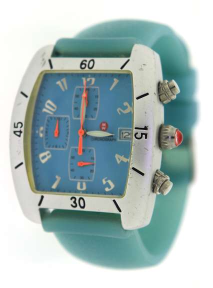 Michele Urban Chronograph Blue Dial Watch