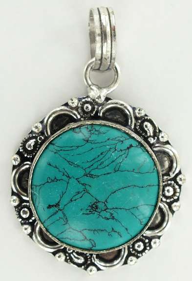 Silver and Natural Stone Pendants