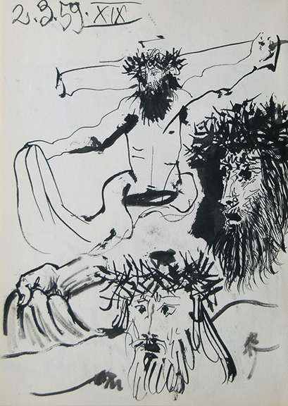 Vintage Pablo Picasso Lithograph Circa 1961