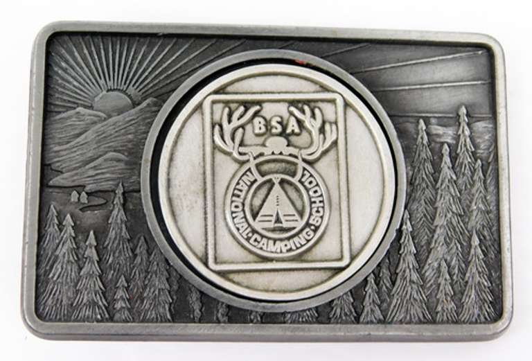 Boy Scouts National Camping School Belt Buckle