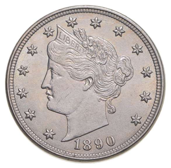 1890 Liberty V Nickel