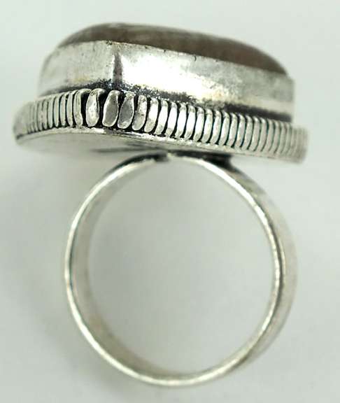 Silver and Natural Stone Rings