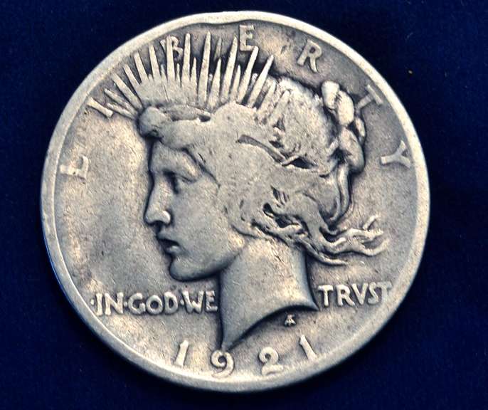 1921 Peace Dollar Circulated