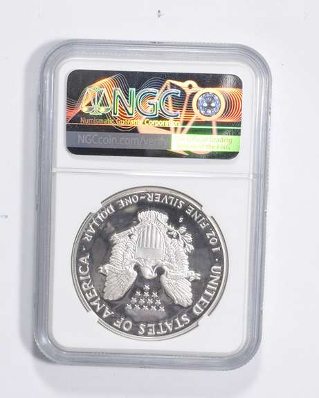 PF70 UCAM 1986-S American Silver Eagle - Graded NGC