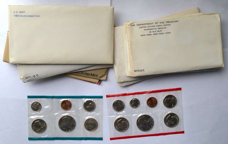 1971-1987 US Mint Set Lot