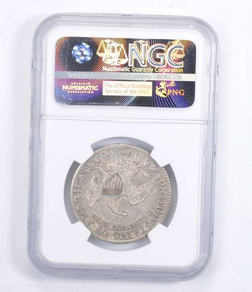 AU50 1814 Capped Bust Half Dollar - Graded NGC