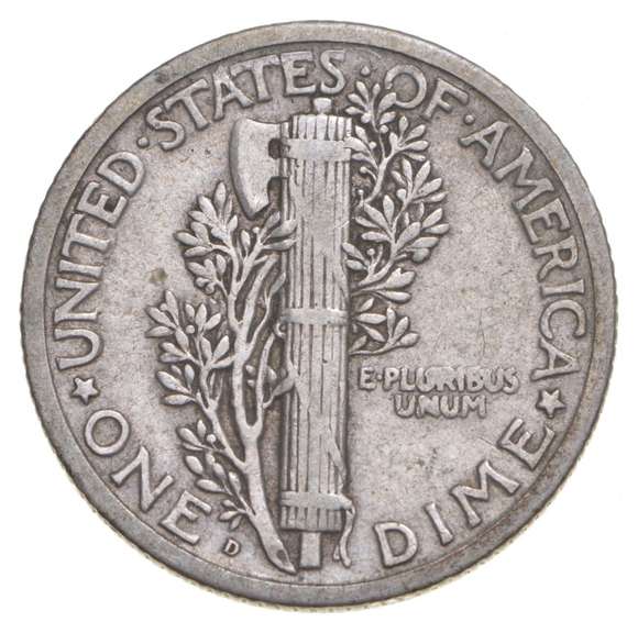 1924-D Mercury Silver Dime