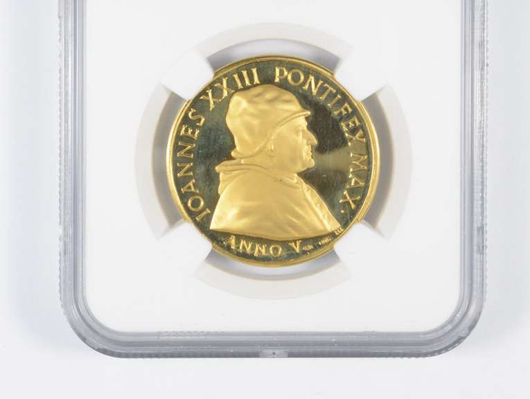 MS66 1963-Dated Vatican Gold - John XXIII - 2nd Vatican Council - NGC