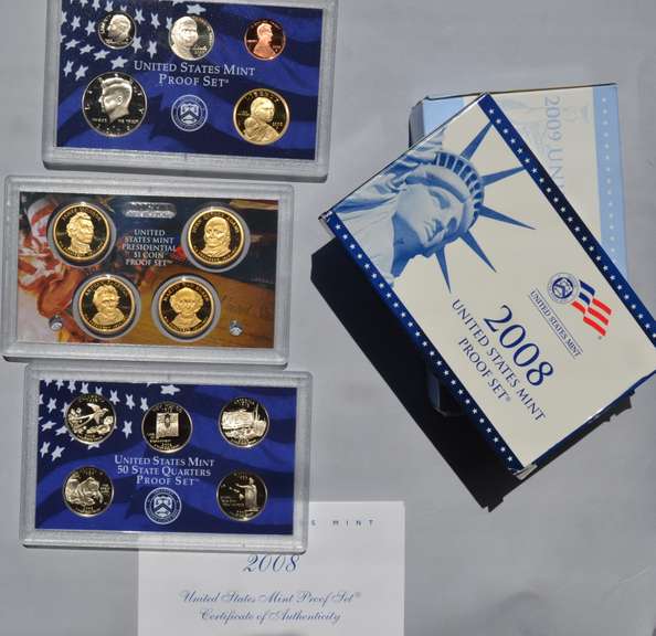 2008 & 2009 US Proof Sets