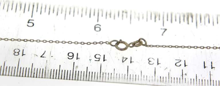 Sterling Silver Signed Chain Necklace