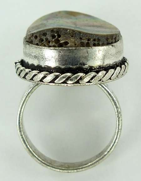 Silver and Natural Stone Rings