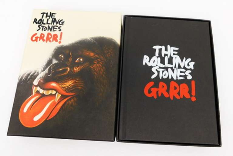 2012 The Rolling Stones GRRR! Book & 3 CD's