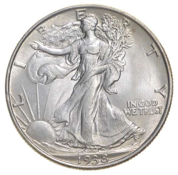 1938-D Walking Liberty Half Dollar
