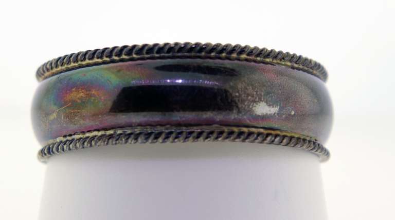Sterling Silver Vintage Signed Cuff