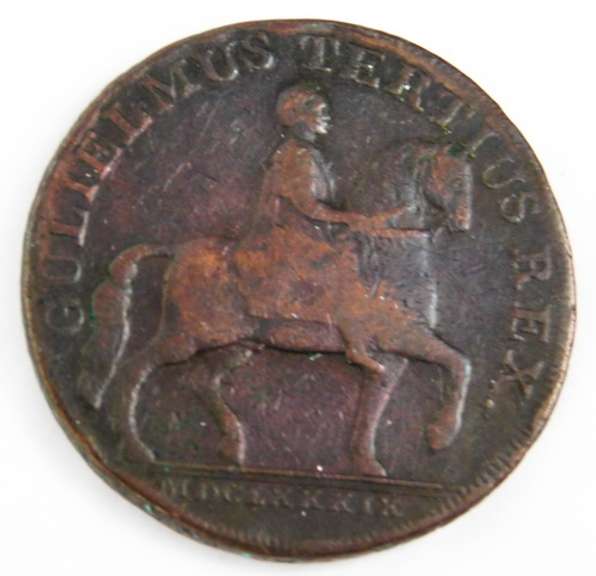 Rare 1791 Great Britain Hull Half Penny