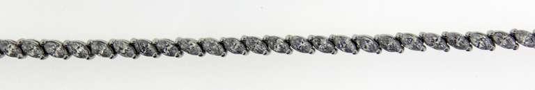 Sterling Silver Crystal Tennist Bracelet