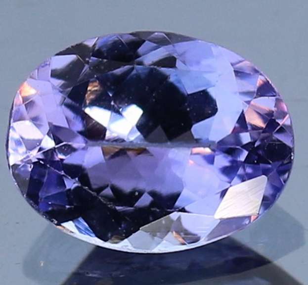 Vivid 1.66ct violet blue Tanzanite