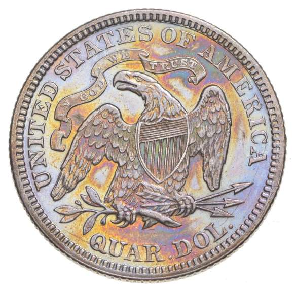 1875 Seated Liberty Quarter