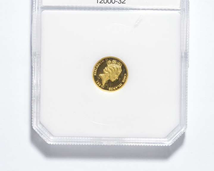 1997 Cook Islands 25 Dollars - Bison - .999 Fine Gold