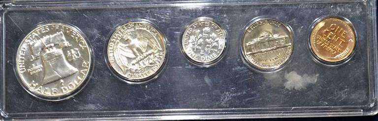 1955 Proof Set in Plastic Holder