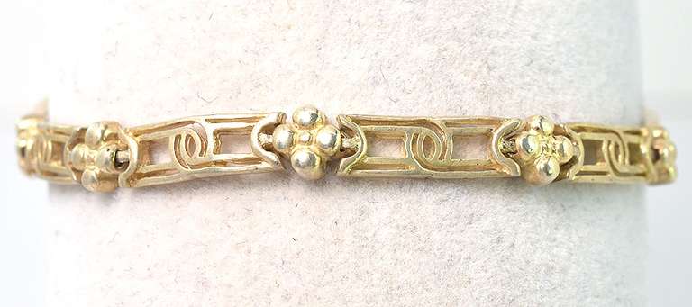 Cool Sterling Silver Link Bracelet