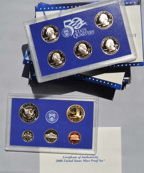 2005 2006 &2008 US Mint Proof Sets