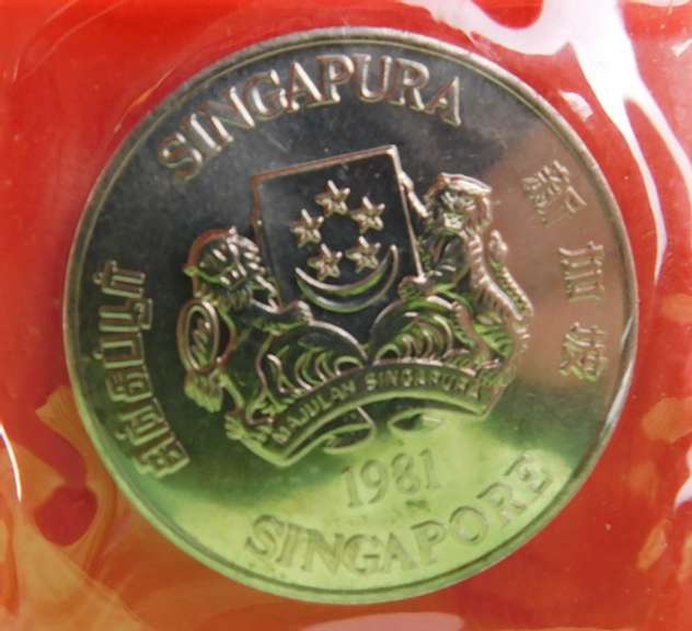 1981 Singapore 10 Dollar Coin
