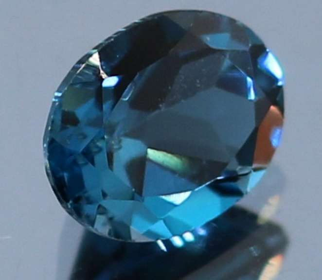 Top London blue 2.51ct 7x9mm Brazilian Topaz
