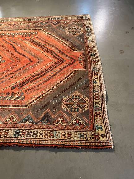 UNIQUE PERSIAN SHIRAZ RUG 5.3x8.8