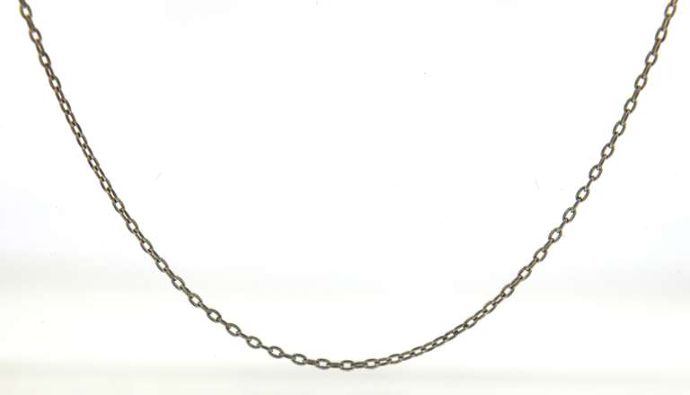 Sterling Silver Signed Chain Necklace