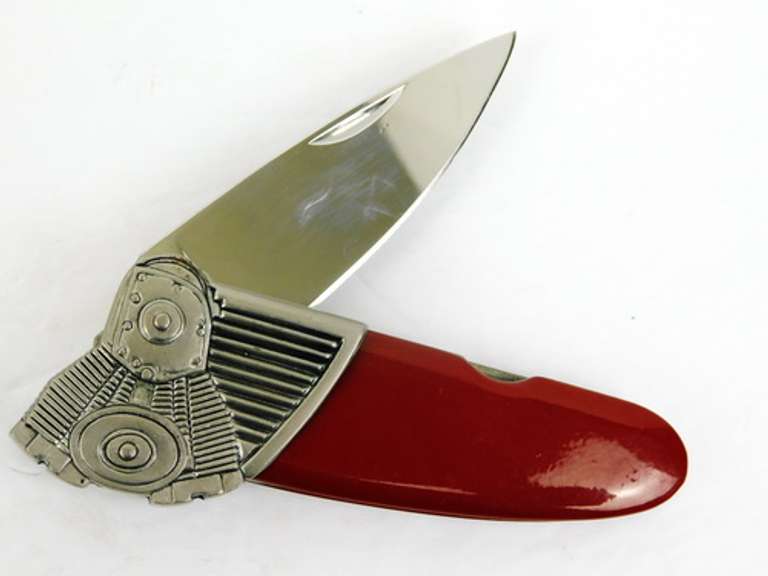 Motorcycle Engine Knife, Mint in Box