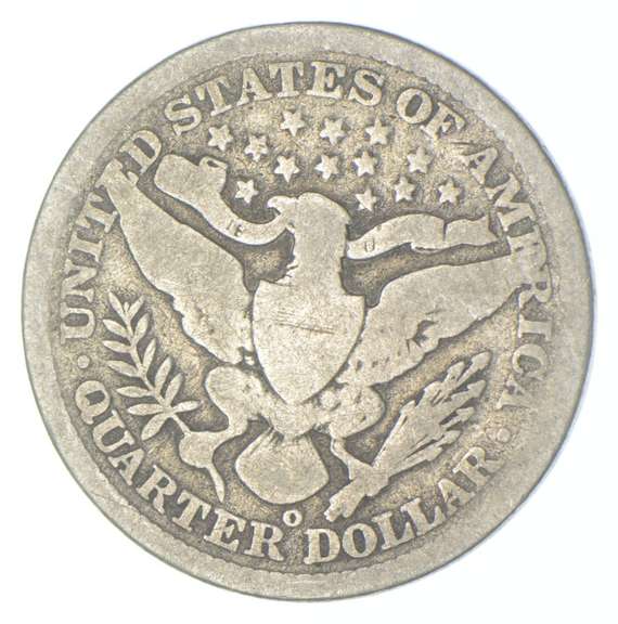 1896-O Barber Quarter