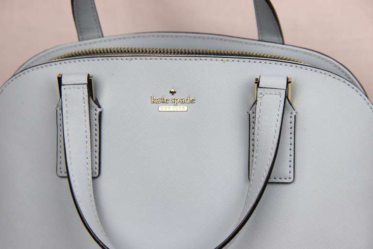 Kate spade cameron street lottie light blue satchel