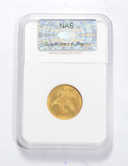 MS62 1835 $5.00 Classic Head Gold Half Eagle - Graded NAS