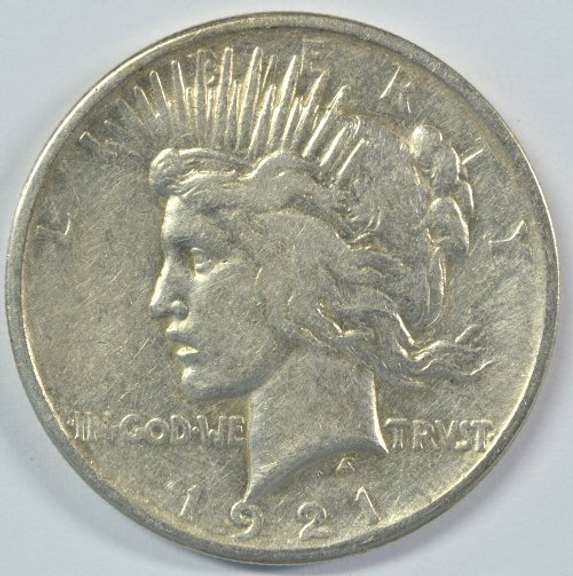 Scarce high grade 1921 Peace Silver Dollar. Key date