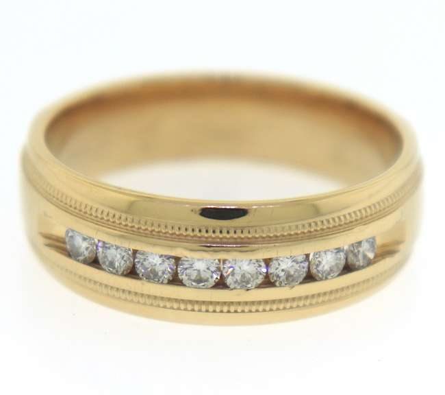 Gents .50ctw Channel Set Diamond Band Ring