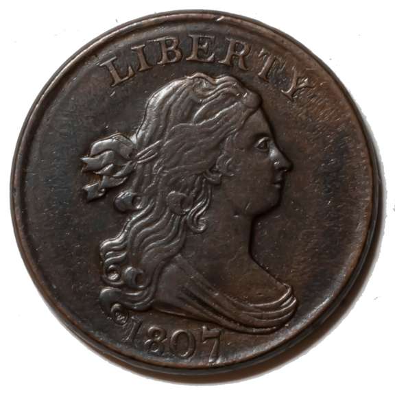 Sharp 1807 Half Cent