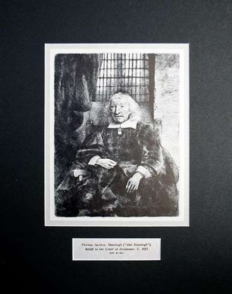 Rembrandt, Rembrandt With Long Bushy Hair