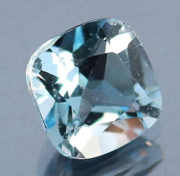 Captivating 5.33ct cushion cut sky blue Topaz