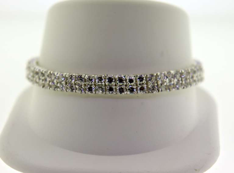 Sterling Silver Crystal Tennis bracelet