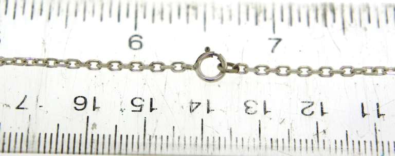 Vintage Sterling Silver Chain Necklace