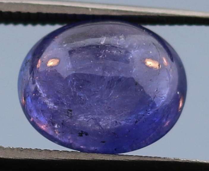 Large 3.11ct UNHEATED blue violet Tanzanite