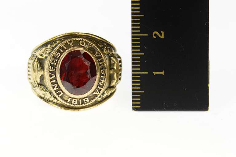 10K Yellow Gold 1961 University of Virginia Men's Class Ring