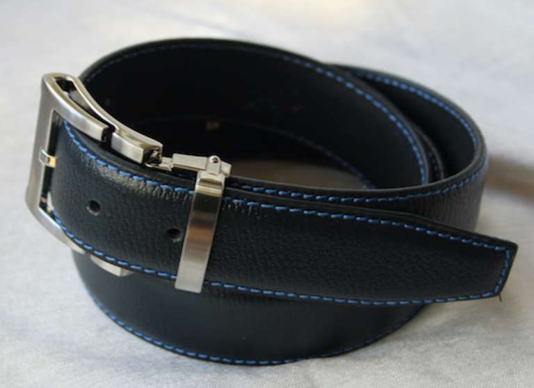 Classy Fine Quality Leather Belt, Made In Italy