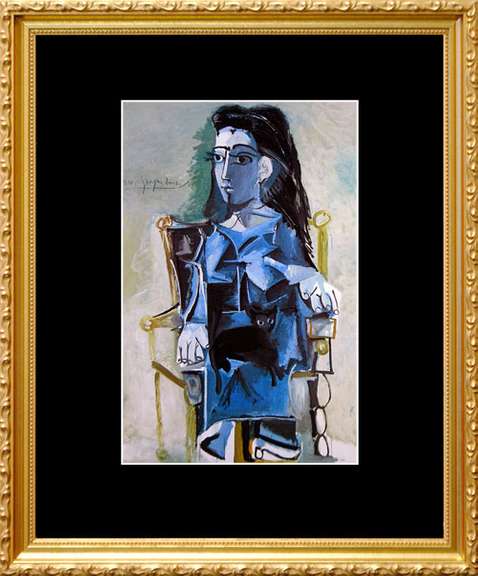 Pablo Picasso, Jacqueline, Seated With Her Cat